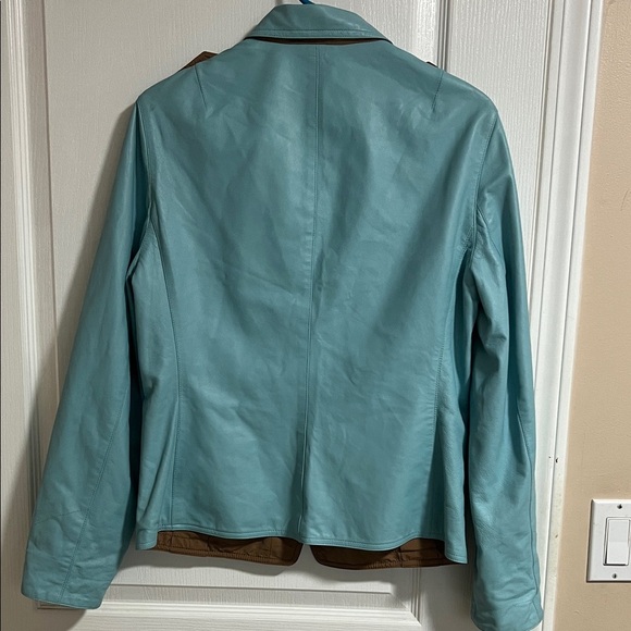 Carlisle Leather Blue Jacket - Picture 8 of 12